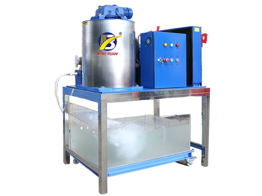 स्वचालित 1 2 3 5 फ्लेक आइस मेकर मशीन 10 टन 3P 380Volt 50Hz