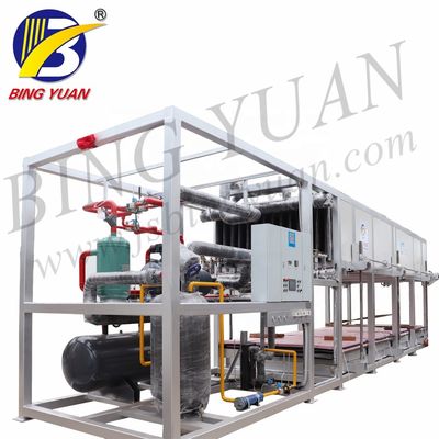 R22 150KW 30 टन 220 वोल्ट ब्लॉक आइस मेकर मशीन