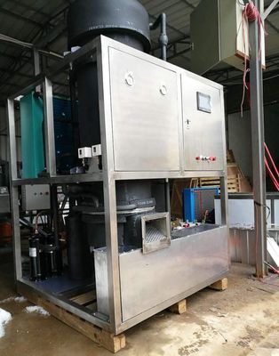 2 टन 22 मिमी एयर कूल्ड आइस मशीन, स्वचालित बर्फ बनाने की मशीन