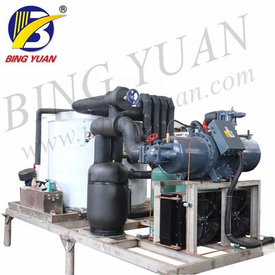 बाष्पीकरणीय ठंडा 220V 15T 69KW परत बर्फ निर्माता मशीन