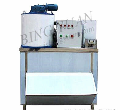 2.8KW 800KG औद्योगिक परत बर्फ निर्माता मशीन, छोटी परत बर्फ मशीन