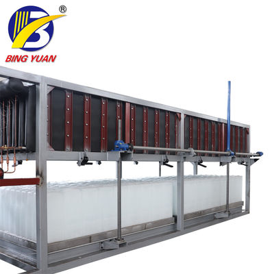 50 हर्ट्ज 10 टन 380V ब्लॉक बर्फ निर्माता मशीन, स्वचालित बर्फ ब्लॉक बनाने की मशीन
