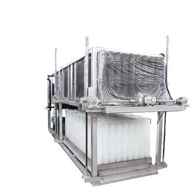 10000KG 33.98KW 380V क्लियर आइस ब्लॉक मशीन, क्लियर आइस ब्लॉक मेकर